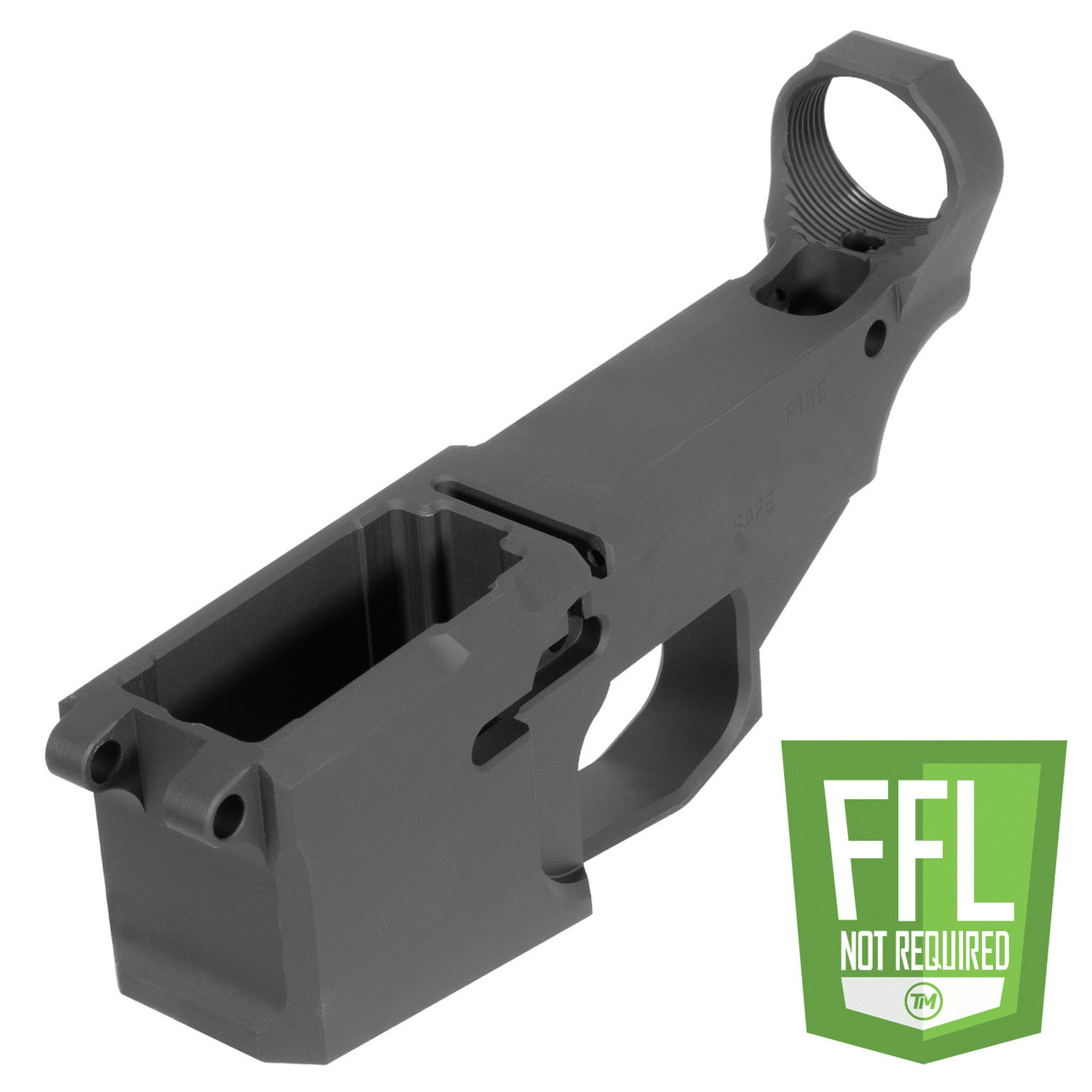 Premium 80% Lower Fire/Safe Marked – Billet
